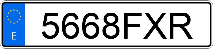 Numer rejestracyjny 5668FXR posiada OPEL CORSA Numer rejestracyjny 5668FXR posiada OPEL CORSA