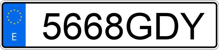 Numer rejestracyjny 5668GDY posiada HYUNDAI GRANDEUR Numer rejestracyjny 5668GDY posiada HYUNDAI GRANDEUR