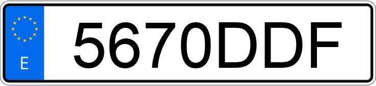 Numer rejestracyjny 5670DDF posiada BMW SERIE 3 Numer rejestracyjny 5670DDF posiada BMW SERIE 3