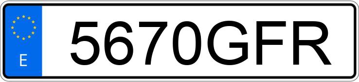 Numer rejestracyjny 5670GFR posiada RENAULT MEGANE Numer rejestracyjny 5670GFR posiada RENAULT MEGANE