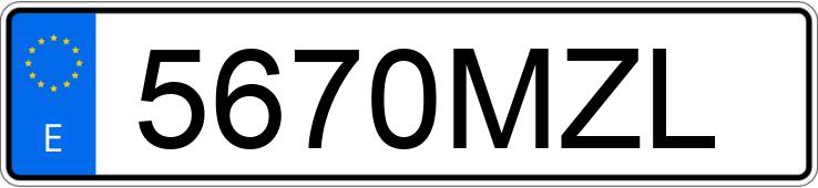 Numer rejestracyjny 5670MZL posiada LANCIA FULVIA