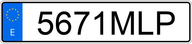Numer rejestracyjny 5671MLP posiada TESLA MODEL Y Numer rejestracyjny 5671MLP posiada TESLA MODEL Y