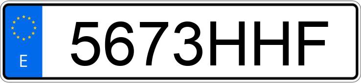 Numer rejestracyjny 5673HHF posiada FIAT FREEMONT