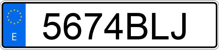 Numer rejestracyjny 5674BLJ posiada HONDA H 100