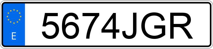 Numer rejestracyjny 5674JGR posiada CITROEN C4 GRAND PICASSO