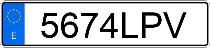 Numer rejestracyjny 5674LPV posiada FIAT DUCATO