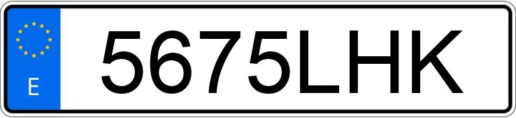 Numer rejestracyjny 5675LHK posiada AUDI A3 SPORTBACK