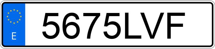 Numer rejestracyjny 5675LVF posiada BMW SERIE 2