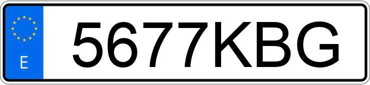 Numer rejestracyjny 5677KBG posiada RENAULT KADJAR