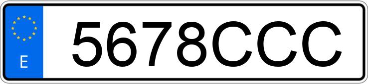 Numer rejestracyjny 5678CCC posiada AUDI A4