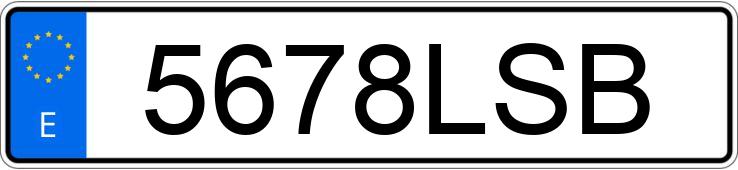 Numer rejestracyjny 5678LSB posiada SEAT ARONA