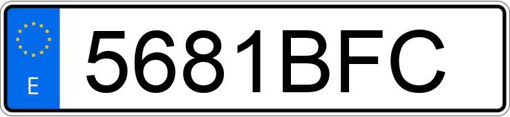 Numer rejestracyjny 5681BFC posiada SEAT LEON Numer rejestracyjny 5681BFC posiada SEAT LEON