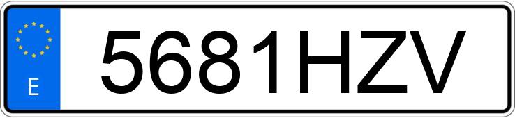 Numer rejestracyjny 5681HZV posiada OPEL INSIGNIA