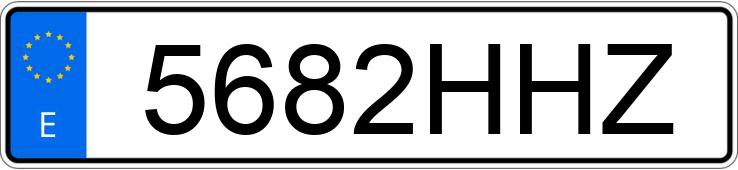 Numer rejestracyjny 5682HHZ posiada CITROEN C4