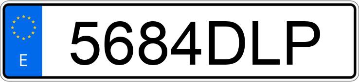 Numer rejestracyjny 5684DLP posiada PEUGEOT 206 Numer rejestracyjny 5684DLP posiada PEUGEOT 206