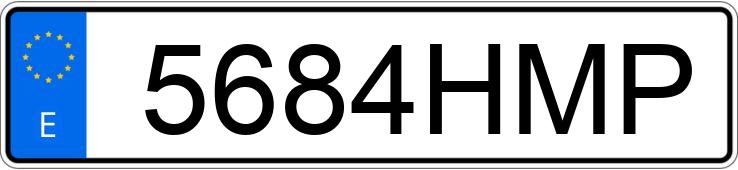 Numer rejestracyjny 5684HMP posiada OPEL INSIGNIA