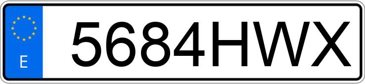 Numer rejestracyjny 5684HWX posiada FORD FIESTA Numer rejestracyjny 5684HWX posiada FORD FIESTA