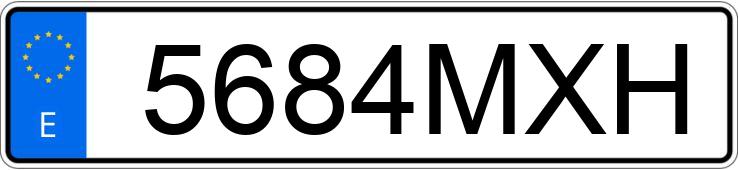 Numer rejestracyjny 5684MXH posiada BYD SEAL