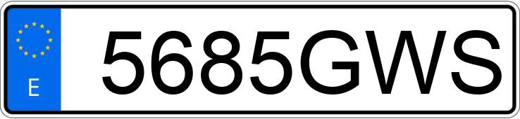 Numer rejestracyjny 5685GWS posiada RENAULT MEGANE Numer rejestracyjny 5685GWS posiada RENAULT MEGANE