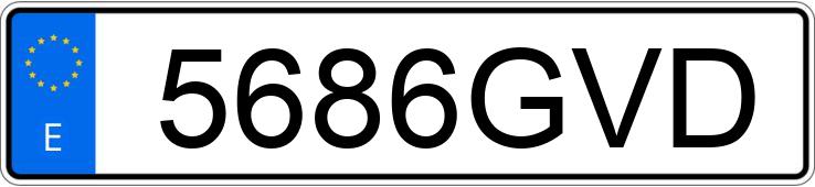 Numer rejestracyjny 5686GVD posiada KYMCO GRAND DINK 125