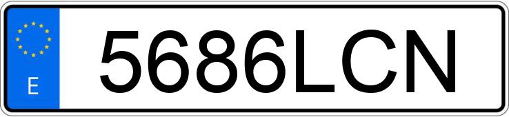 Numer rejestracyjny 5686LCN posiada TOYOTA C-HR Numer rejestracyjny 5686LCN posiada TOYOTA C-HR