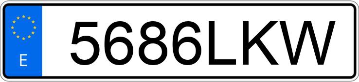Numer rejestracyjny 5686LKW posiada SEAT LEON