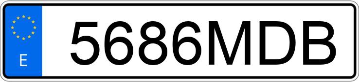 Numer rejestracyjny 5686MDB posiada OPEL ASTRA
