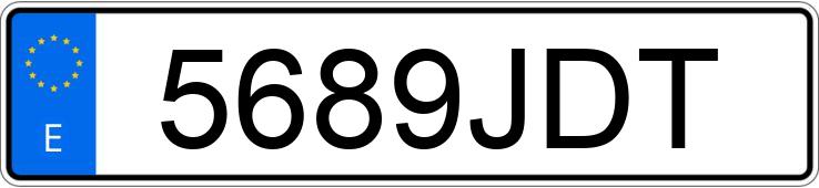 Numer rejestracyjny 5689JDT posiada MERCEDES VITO Numer rejestracyjny 5689JDT posiada MERCEDES VITO