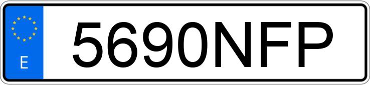 Numer rejestracyjny 5690NFP posiada BYD SEAL U