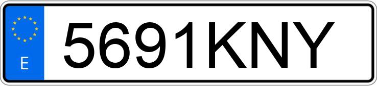 Numer rejestracyjny 5691KNY posiada TOYOTA RAV4 Numer rejestracyjny 5691KNY posiada TOYOTA RAV4