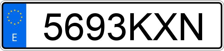 Numer rejestracyjny 5693KXN posiada RENAULT CLIO Numer rejestracyjny 5693KXN posiada RENAULT CLIO