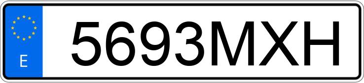 Numer rejestracyjny 5693MXH posiada BYD SEAL