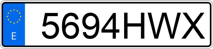 Numer rejestracyjny 5694HWX posiada SEAT LEON Numer rejestracyjny 5694HWX posiada SEAT LEON