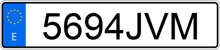 Numer rejestracyjny 5694JVM posiada VOLKSWAGEN TOURAN Numer rejestracyjny 5694JVM posiada VOLKSWAGEN TOURAN