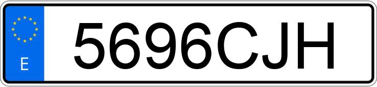 Numer rejestracyjny 5696CJH posiada VOLKSWAGEN PASSAT