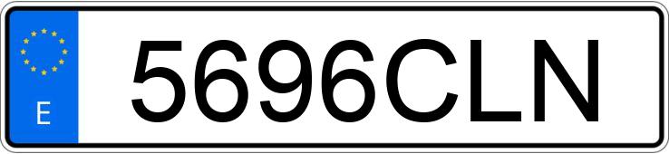 Numer rejestracyjny 5696CLN posiada IVECO DAILY