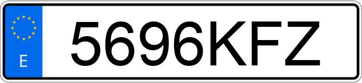 Numer rejestracyjny 5696KFZ posiada OPEL CORSA