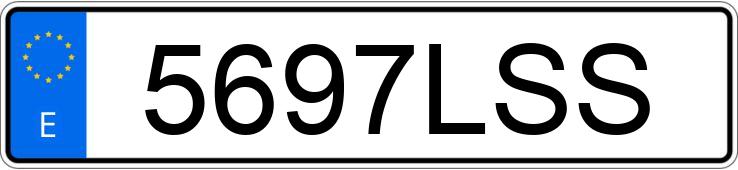 Numer rejestracyjny 5697LSS posiada Toyota Proace