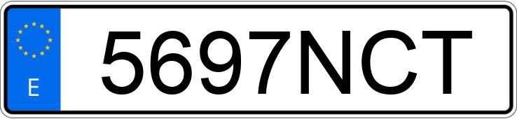 Numer rejestracyjny 5697NCT posiada TOYOTA PROACE CITY