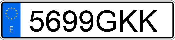 Numer rejestracyjny 5699GKK posiada MINI MINI Numer rejestracyjny 5699GKK posiada MINI MINI