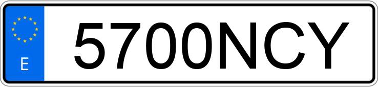 Numer rejestracyjny 5700NCY posiada NISSAN QASHQAI Numer rejestracyjny 5700NCY posiada NISSAN QASHQAI