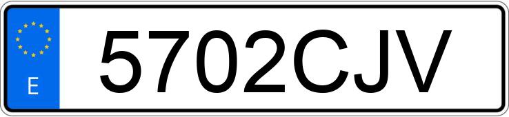 Numer rejestracyjny 5702CJV posiada PEUGEOT 307 Numer rejestracyjny 5702CJV posiada PEUGEOT 307