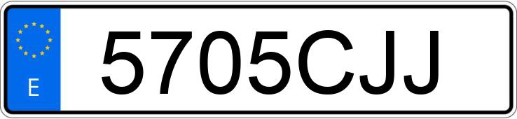 Numer rejestracyjny 5705CJJ posiada MERCEDES SL (230)