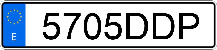 Numer rejestracyjny 5705DDP posiada RENAULT ESPACE Numer rejestracyjny 5705DDP posiada RENAULT ESPACE