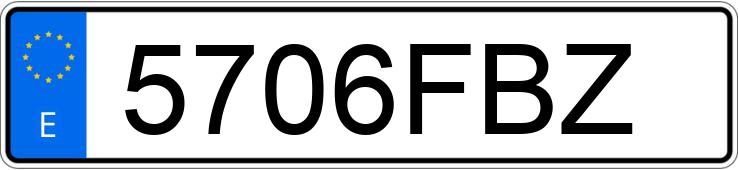 Numer rejestracyjny 5706FBZ posiada PEUGEOT 307 Numer rejestracyjny 5706FBZ posiada PEUGEOT 307