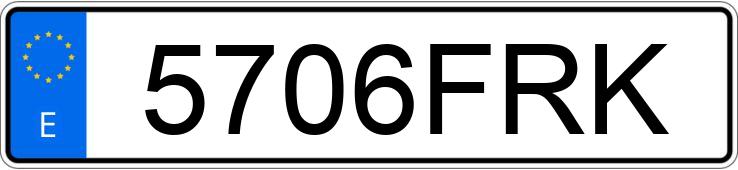 Numer rejestracyjny 5706FRK posiada BMW SERIE 3 Numer rejestracyjny 5706FRK posiada BMW SERIE 3