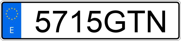 Numer rejestracyjny 5715GTN posiada MERCEDES C (204)