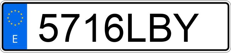 Numer rejestracyjny 5716LBY posiada SEAT LEON Numer rejestracyjny 5716LBY posiada SEAT LEON