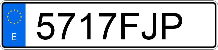 Numer rejestracyjny 5717FJP posiada MERCEDES ACTROS Numer rejestracyjny 5717FJP posiada MERCEDES ACTROS