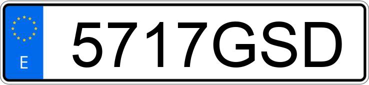 Numer rejestracyjny 5717GSD posiada OPEL ASTRA